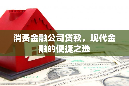 红古消费金融公司贷款，现代金融的便捷之选