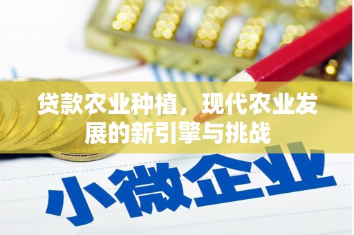 红古贷款农业种植，现代农业发展的新引擎与挑战