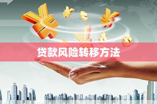 红古贷款风险转移方法