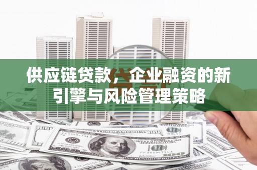 红古供应链贷款，企业融资的新引擎与风险管理策略