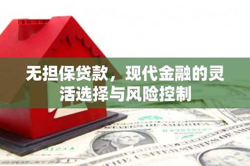 红古无担保贷款，现代金融的灵活选择与风险控制