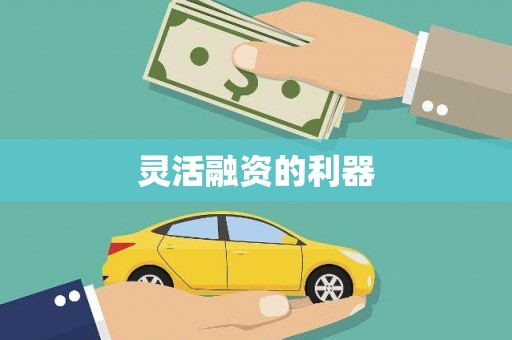 红古灵活融资的利器